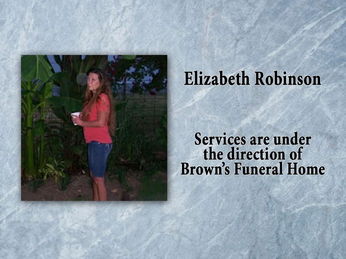 Elizabeth "Beckie" Robinson - Bryan County Patriot