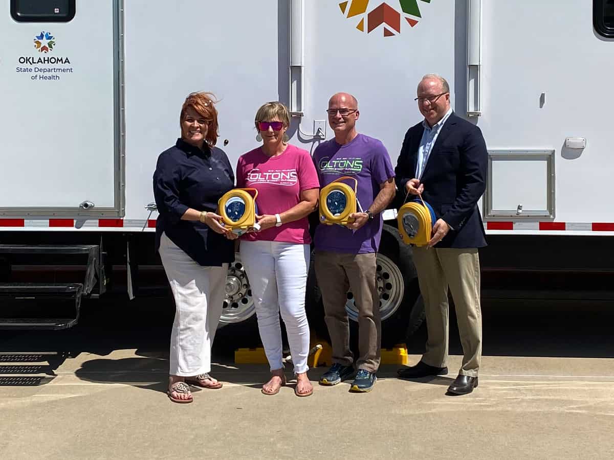 Colton's Main Street Run donates AEDs to supports statewide mobile